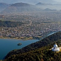 View of Pokhara valley from Pumdikot