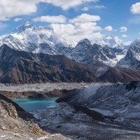 View of Everest Kalapathar from Gokyo Ri