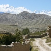 On the way to Upper Mustang : Lo Manthang